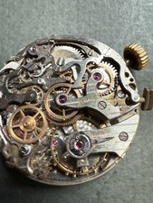 Movimento cronografo Angelus chrono dato anni 40 cal. 217 ricambio riparazione