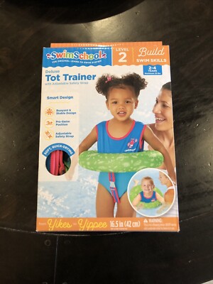 Swim School Deluxe Tot Trainer w/ Adjustable Safety Strap LEVEL 2  Ages 2-4yrs