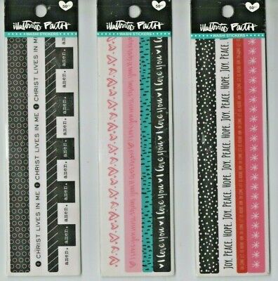 Quick Ship! Illustrated Faith Washi Tape sets~Several Varieties~Adorable
