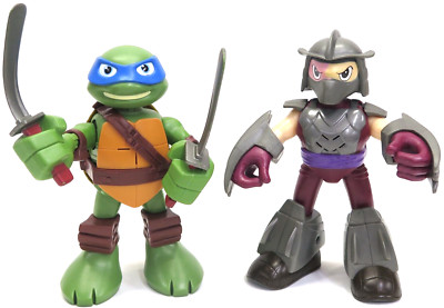 2014 TMNT Mutant Ninja Turtles Half-Shell Heroes 6'' Talking Leonardo & Splinter