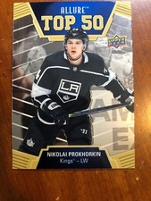 19-20 UD Allure Hockey Rookie Top 50 T50-14 Nikolai Prokhorkin