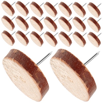  100 Pcs Flache Reißnägel Daumenstift Pine Chip Message Board Korknagel