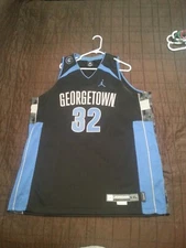 Vintage Jordan Georgetown Hoyas Jersey #32 Basketball  Men's XXL Stitched 90's