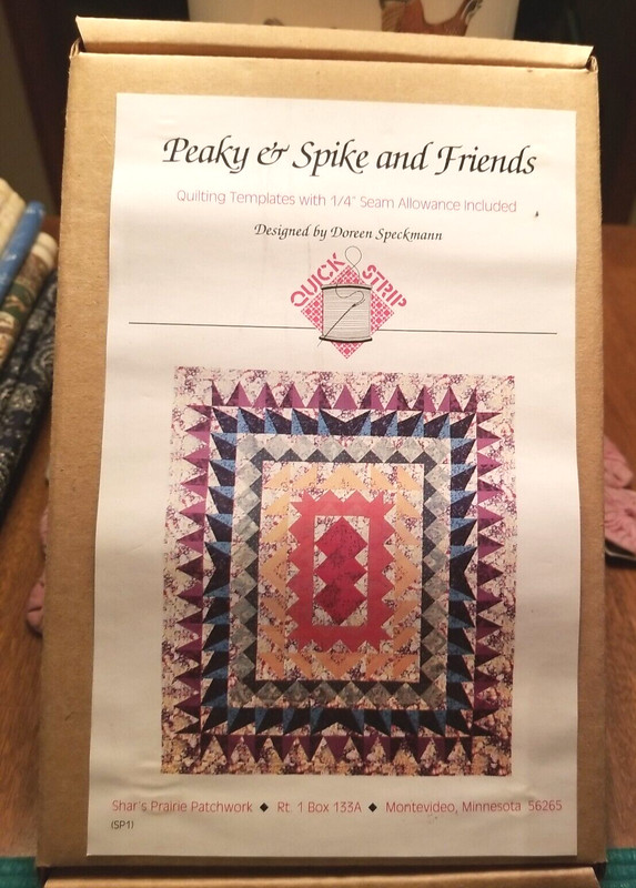 PEAKY & SPIKE and FRIENDS (SP1) Shar's Prairie Patchwork Quilting Templates Set