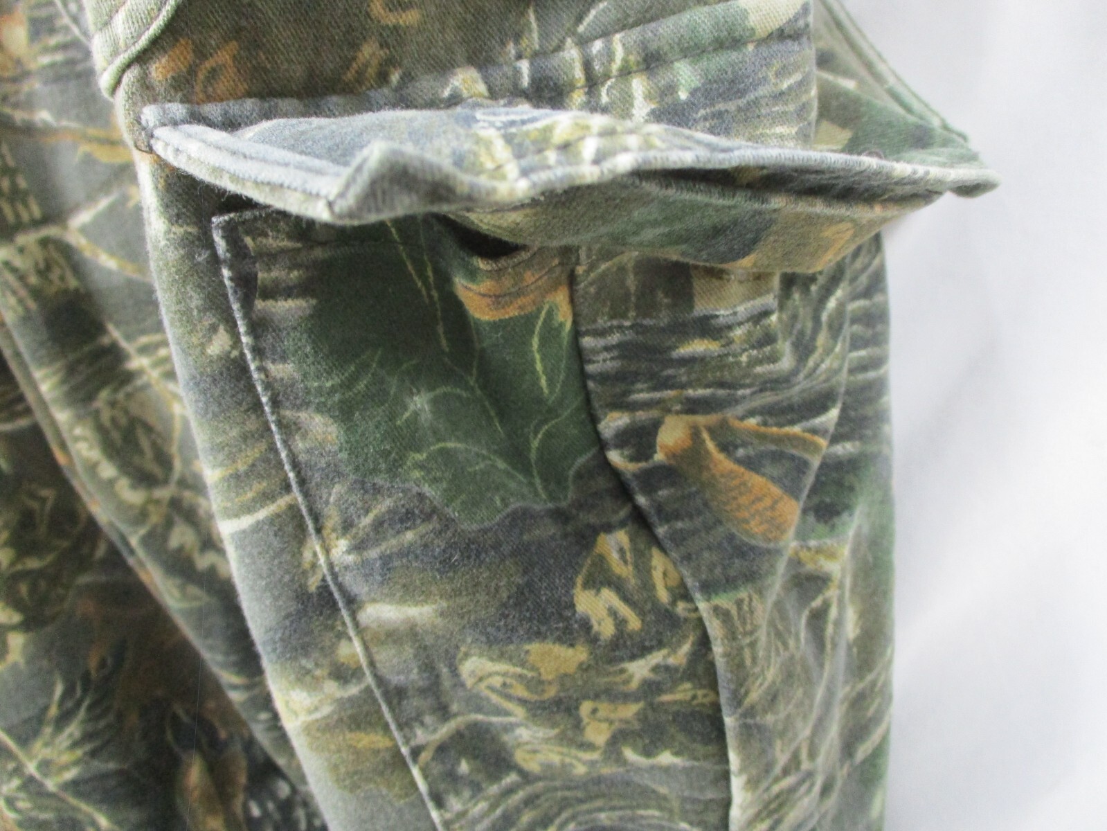 Cabelas Mens Coveralls XL Green Camo Seclusion 3D Adj… Gem