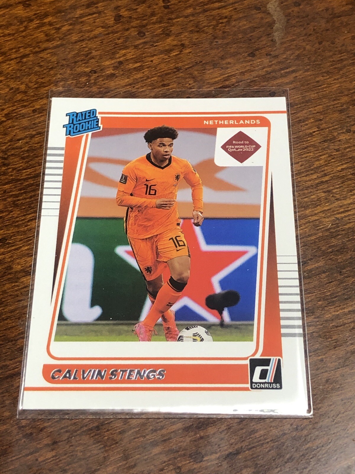 Calvin Stengs #186 2021-22 Panini Donruss Road To Qatar Base RATED ROOKIE RC SC3