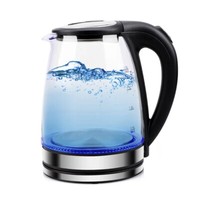 Glas Wasserkocher Led Edelstahl Teekocher 1,7L 2200W Bpa Frei Glaswasserkocher