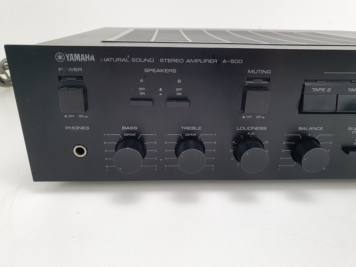 Yamaha A-500 ステレオアンプ 本体 Yamaha A-500 Natural sound Stereo Amplifier - Serviced | eBay