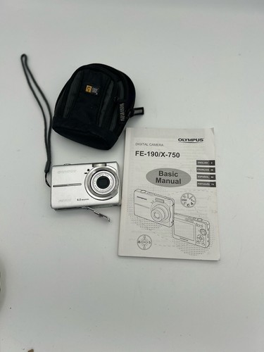 Olympus fotocamera digitale FE-190/X-750 e accessori manuale non testata per ricambi