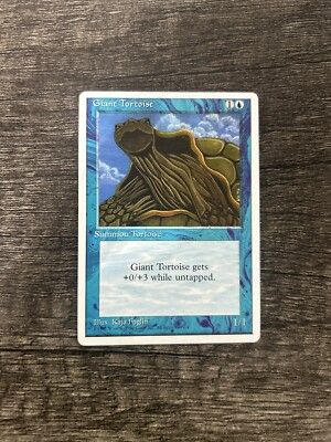 MTG 1x Giant Tortoise x1 NM Alternate Fourth Edition