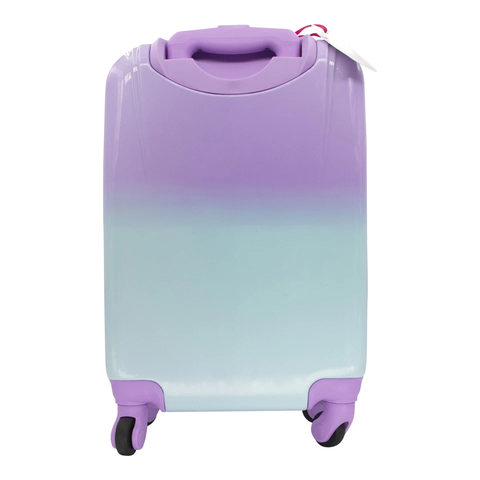 Justice Girl's 22" Hard Shell Carry-On Luggage in a Pastel Print - Image 3 of 4