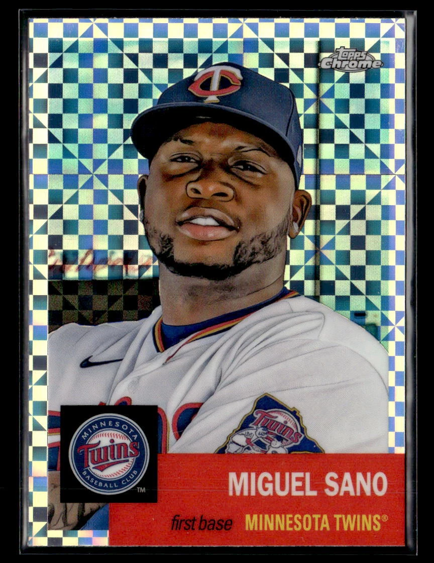 2022 Topps Chrome Platinum Anniversary #357 Miguel Sano X-Fractor card