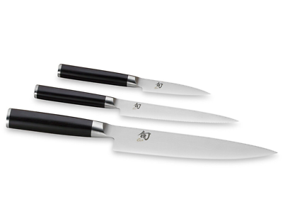 Shun Classic 3 piece Starter Knife Set, Chef, Ser. Utility, Paring
