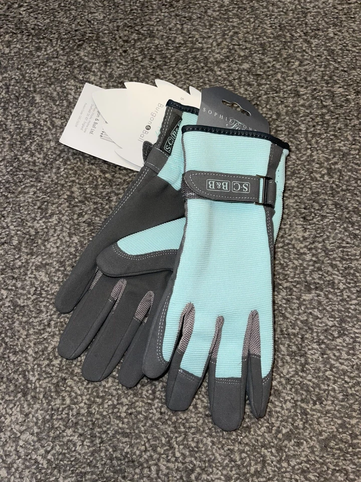 Перчатки серые, синие Burgon & Ball Sophie Conran для садоводства повседневные тикающие (32) - Изображение 3 из 3