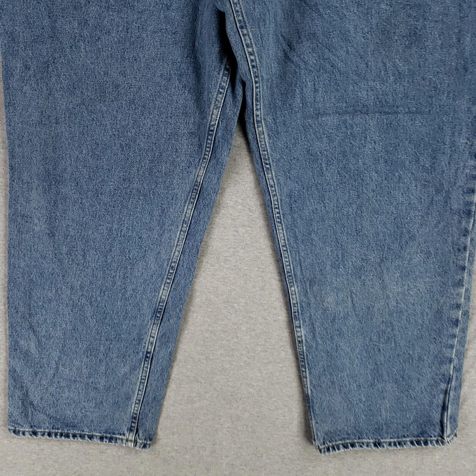Basic Editions 46x32 Blue Jeans Classic 100% Cotton Denim Heavy Weight Work Pant - Image 2 of 4
