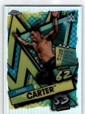2021 Topps Chrome Slam Attax WWE #73 Nash Carter Refractors