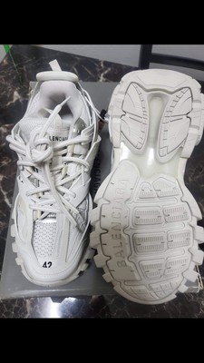 balenciaga track triple white