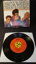 SALT 'N' PEPA Get Up Everybody/ TWIST AND SHOUT KF321 45 rpm Next Plateau Record