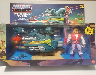 2020 RETRO MASTERS OF THE UNIVERSE PRINCE ADAM SKY SLED MOTU ORIGINS 887961893243 | eBay