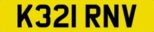 KEIRAN V NUMBER PLATE K321 RNV CAR REGISTRATION KIERAN KEIRON ALL FEES INCLUDED