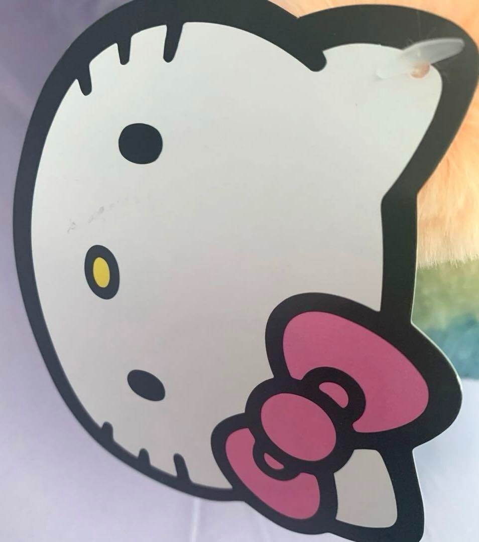 Hello Kitty Rainbow Sherbet Plush Bear 17.5 inch Jungkook Hello Kitty Rainbow Sherbet Plush Bear 17.5 inch Jungkook