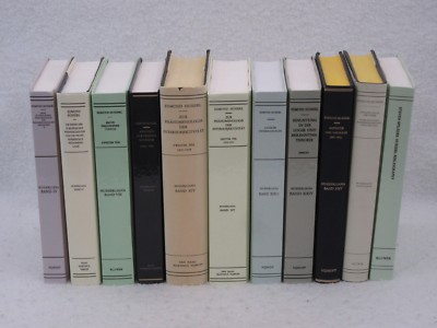 Lot 10 Edmund Husserl HUSSERLIANA IV VI VIII XI XIV XV XIX/1 XXIV XXV 