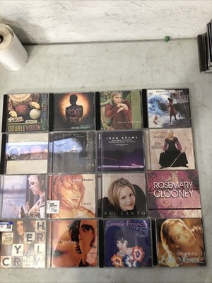 LOT of 16 CDs -VARIETY  SHERYL CROW  JOSH GROBAN  CONNIE FRANCIS  DIANA KRALL