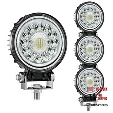 LED Tractor Work Lights, 4Pcs 4 Inch 99W Round Driving Fog Lights Spot 4pcs 99w