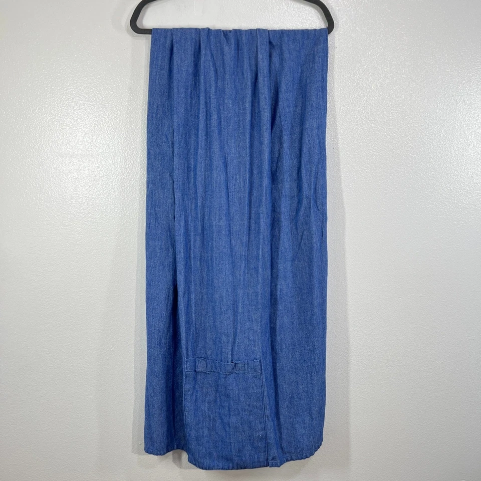 玛雅包裹式蓝色棉戒指吊带婴儿背带中号危地马拉制造 — 第 2/4 张图片