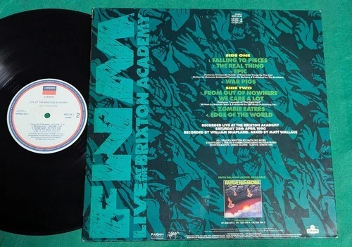 Faith No More – Live At The Brixton Academy BRAZIL 1st Press Lp 1991 - Image 2 of 2