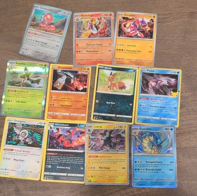 Pokémon TCG Mixed Lot 11 Cards Orthworm Skeledirge Koraidon Holo Regular English