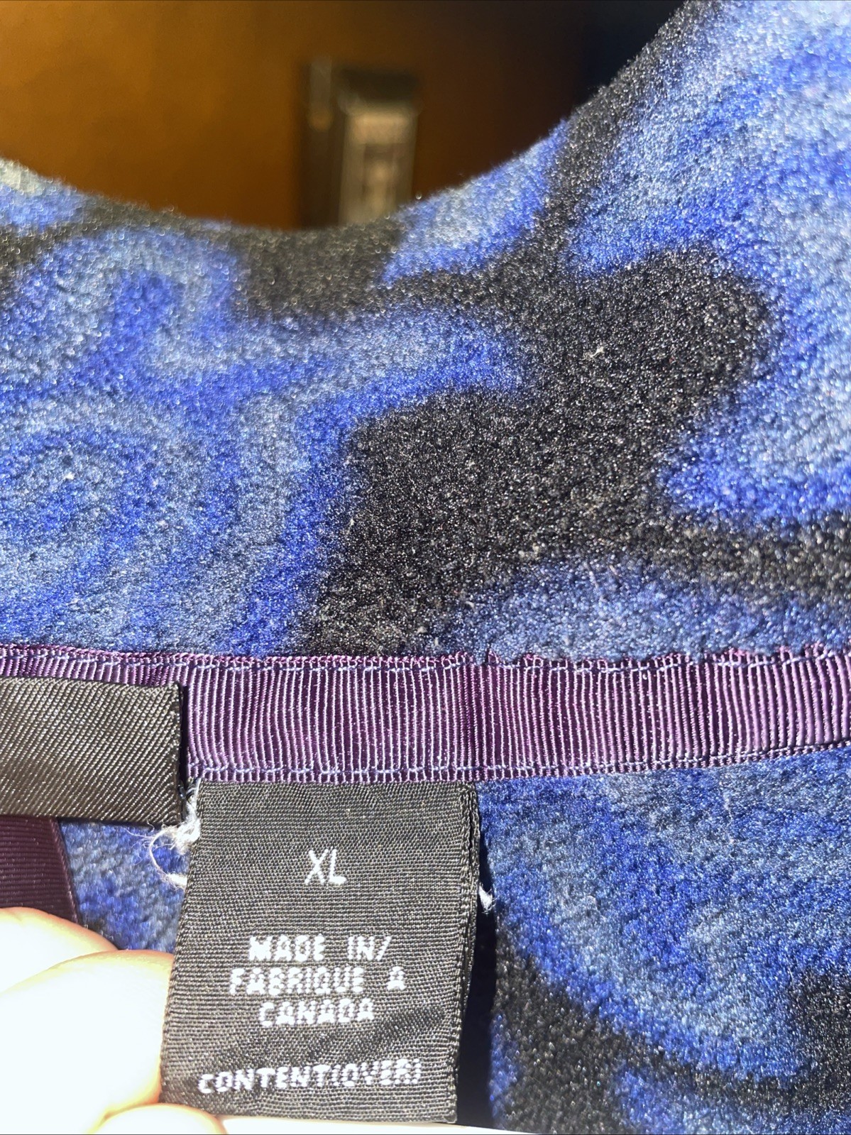 Vintage Patagonia Synchilla Mens XL NAVY Zen Turtles 1/4 Snap T Pullover image 4