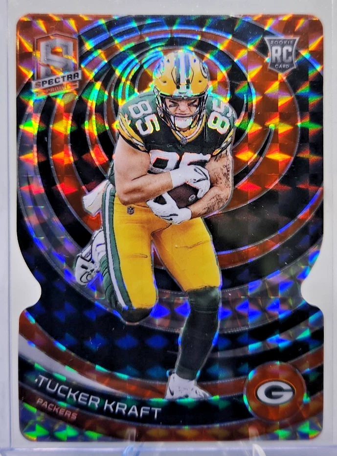 Tucker Kraft Panini Spectra #157 Neon Orange Die-Cut