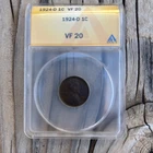 1924-D Lincoln cent ANACS VF 20