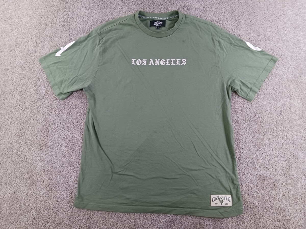 Eighty Eight Brand XL Mens Short Sleeve T-Shirt Los Angeles Cotton