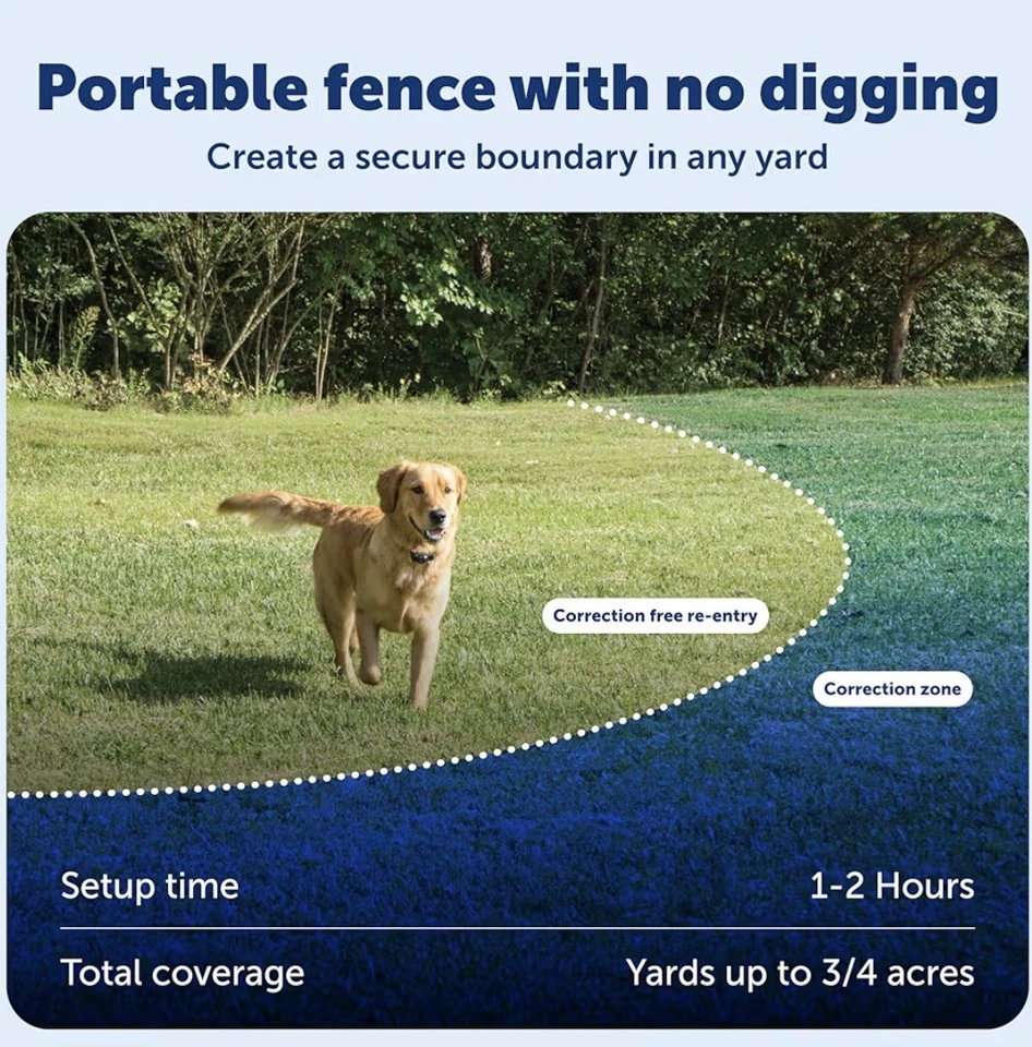 Sistema inalámbrico de contención de mascotas PetSafe PIF-300 cerca Foto 3 de 4