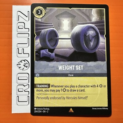 Lorcana Weight Set (204/216) Rise of the Floodborn LP