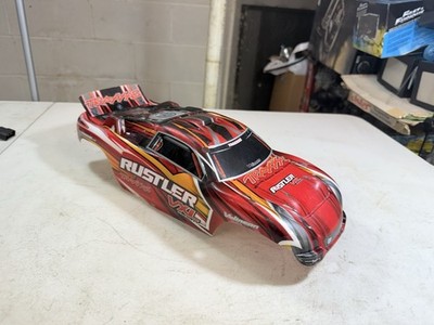 Traxxas Rustler VXL Body Red And Black