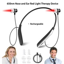 Red Light Therapy for Nose  Ears Infrared Nasal Therapy Device Rechargeable