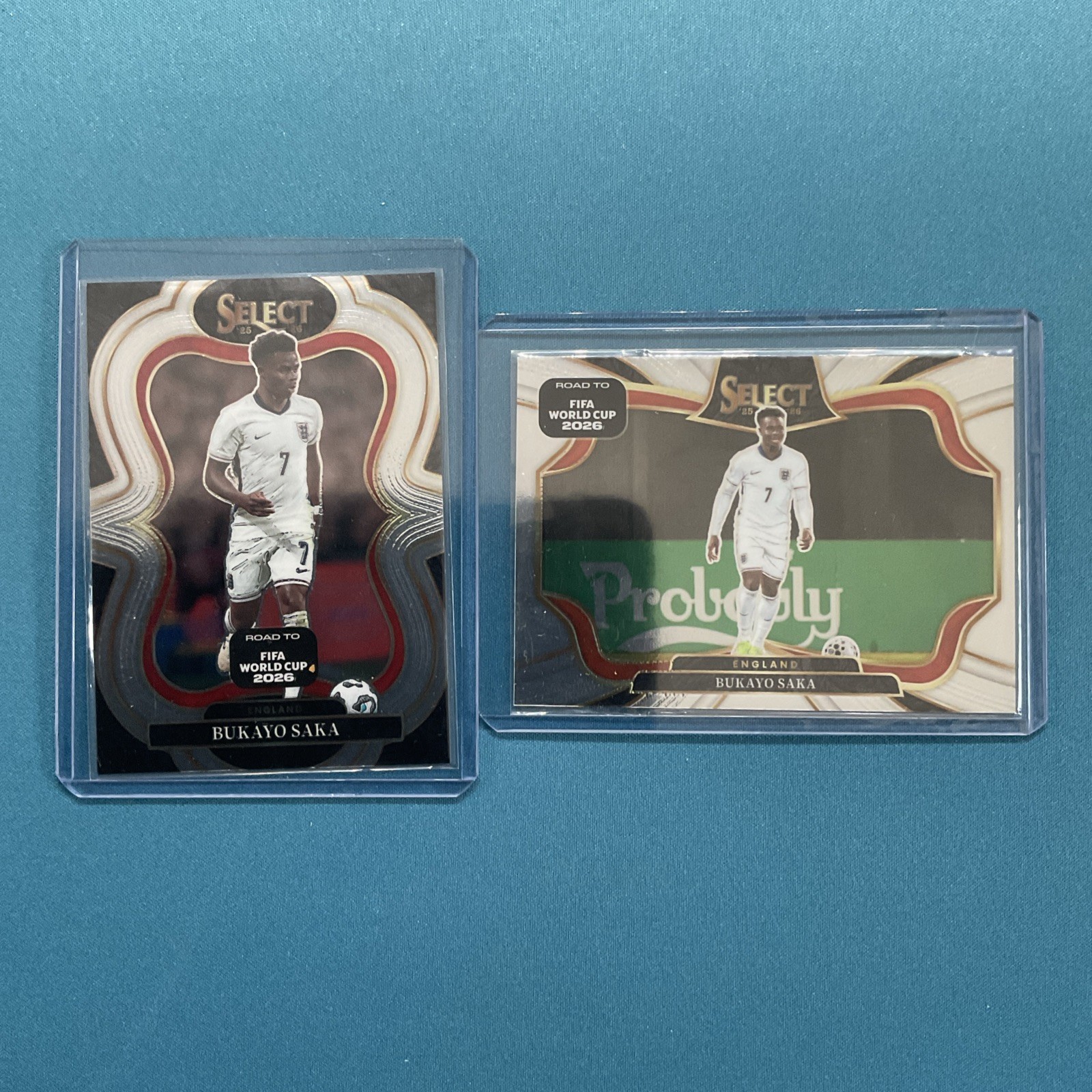 Bukayo Saka 2026 Topps Panini World Cup and UCC Lot Arsenal England view 4