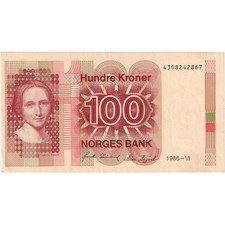 [#336387] Norwegen, 100 Kroner, SS+