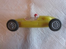 Vintage Marx Plastic 6 Inch 6 Yellow Race Car