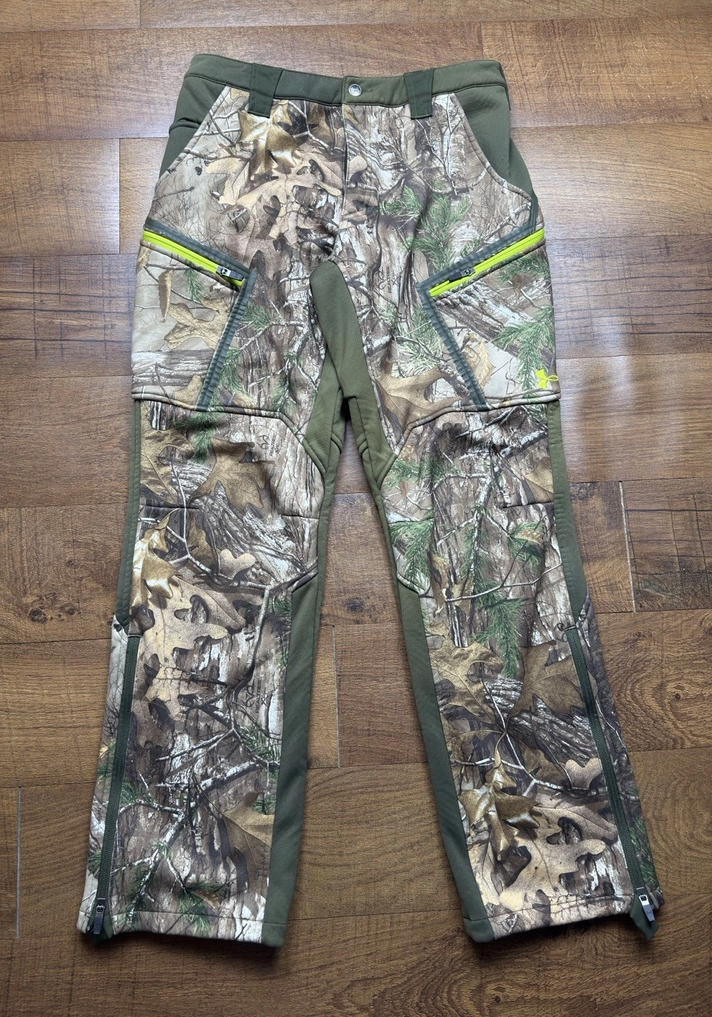 Under Armour Coldgear Infrared Pants Mens Camo Scent Control Storm Fits *32X31