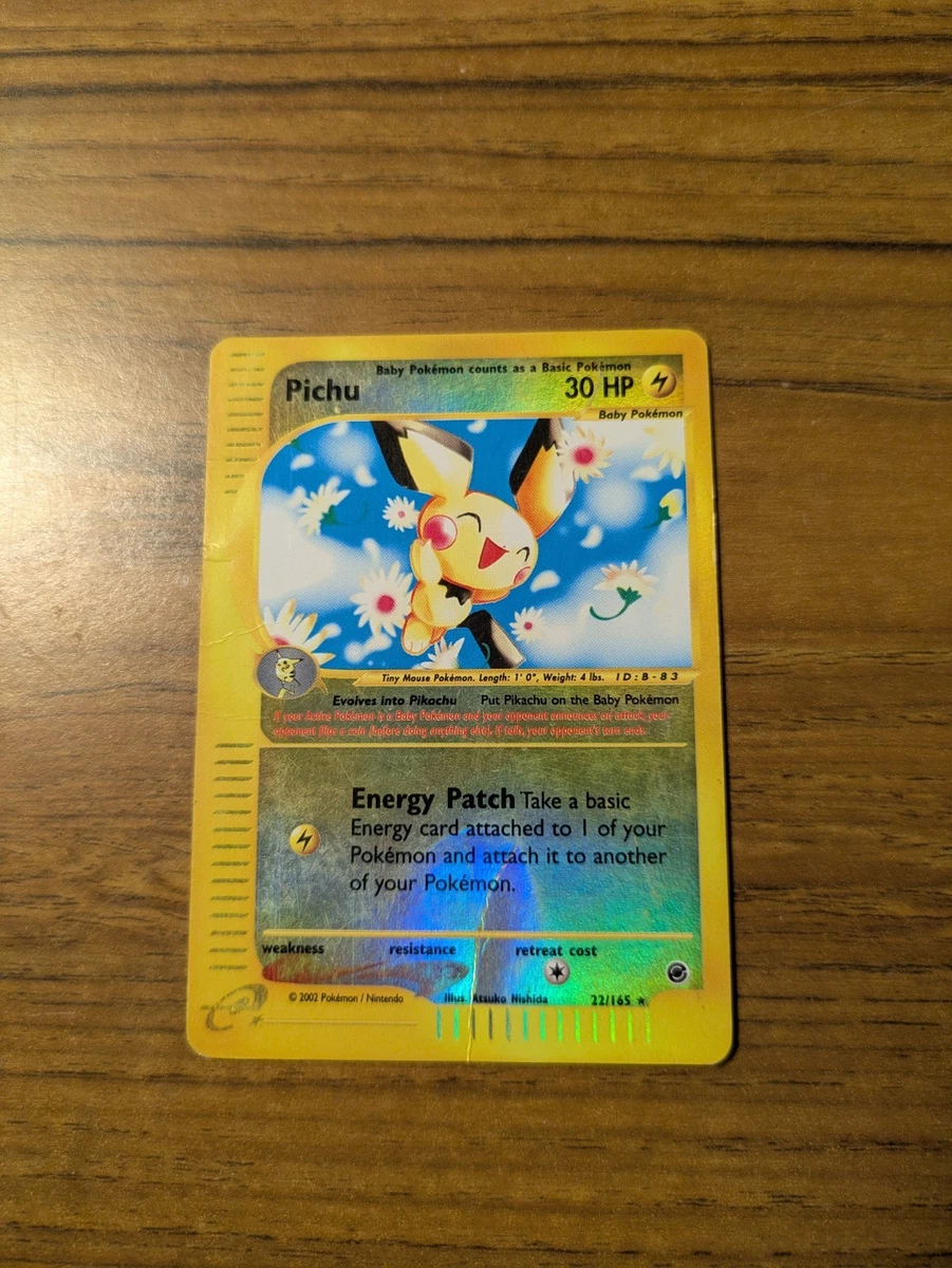 Meiji Pichu トレーディングカード 30HP Pichu Pokémon TCG Cards for sale | eBay