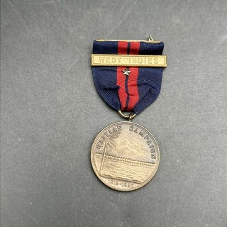 US Navy USMC 1919 1920 Second Haitian Campaign Medal West Indies Pinback EL