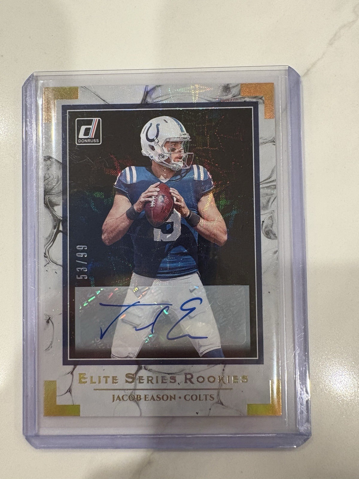 Jacob Eason Panini Donruss Elite Series #ESRJE Autograph-Rookies