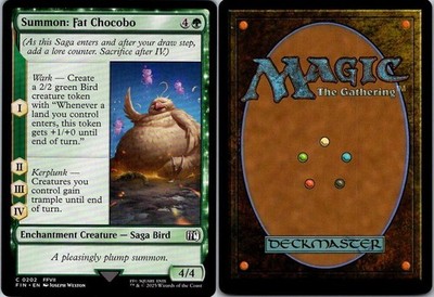 MTG SUMMON: FAT CHOCOBO 202 FINAL FANTASY