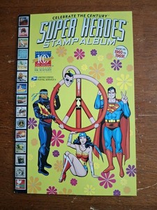 DC Comics USPS CELEBRATE THE CENTURY SUPER HEROES STAMP ALBUM 1960