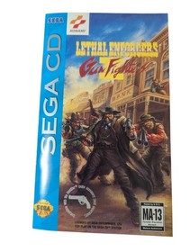 Lethal Enforcers II: Gun Fighters (Sega CD, 1994) With Manual Retro Gamer