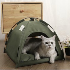 Green Cave Bed Tent for Cats